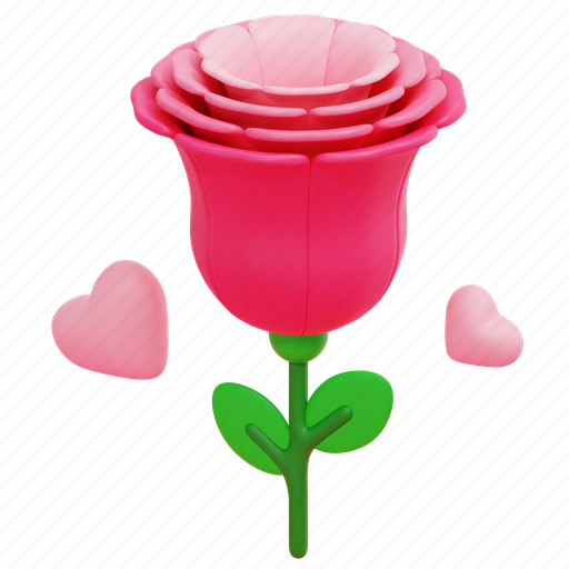 Rose, botanical, aroma, perfume, petals, blossom, flower 3D illustration - Download on Iconfinder