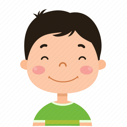Boy, smiley, avatar, face, happy, kid, child icon - Download on Iconfinder