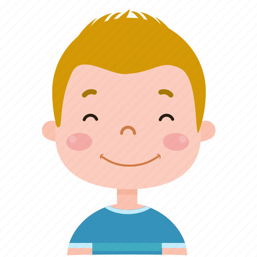 Boy, avatar, happy, smiley, kid, child, children icon - Download on Iconfinder