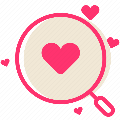 Heart, love, search, find, romance icon - Download on Iconfinder