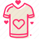 heart, love, shirt, cloth, charity