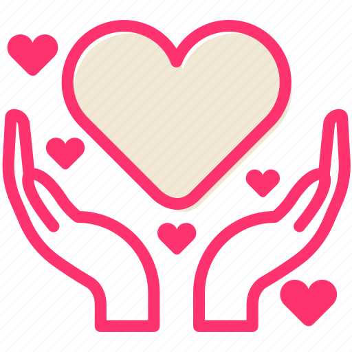 Heart, love, care, hand, healthcare icon - Download on Iconfinder