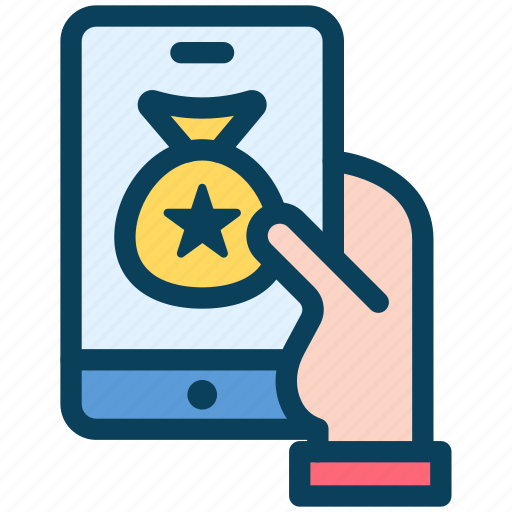 Loyalty, mobile, online, money, finance, payment icon - Download on Iconfinder