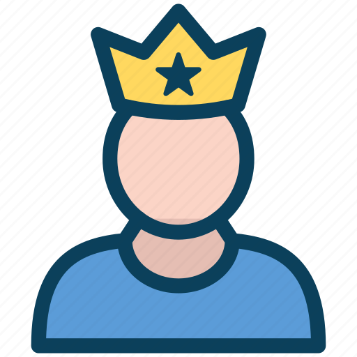 Loyalty, king, crown, star, ranking icon - Download on Iconfinder