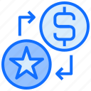 dollar, star, exchange, currency