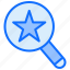 magnifier, star, search, zoom 