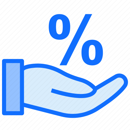 Hand, percentage, loyalty, palm icon - Download on Iconfinder