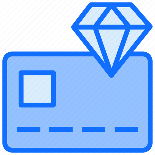 Credit, card, debit, purchase, diamond icon - Download on Iconfinder