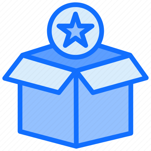 Box, bonus, star, loyalty icon - Download on Iconfinder