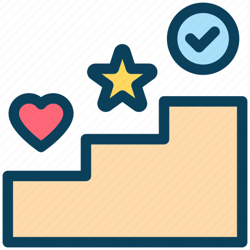 Loyalty, rating, premium, growth, love, star, check icon - Download on Iconfinder