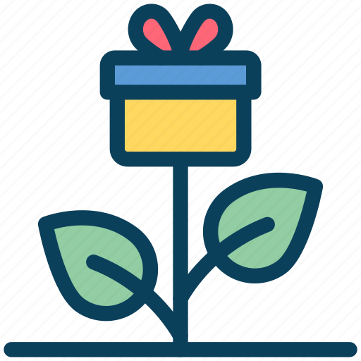 Loyalty, growth, gift, plant, present icon - Download on Iconfinder