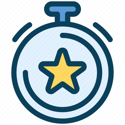 Loyalty, stopwatch, timer, star, favorite icon - Download on Iconfinder