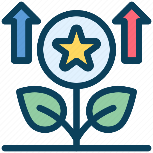 Loyalty, plant, star, favorite, premium, growth icon - Download on Iconfinder