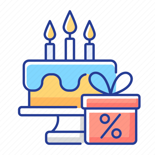 Birthday gift, promotion, reward, customer icon - Download on Iconfinder