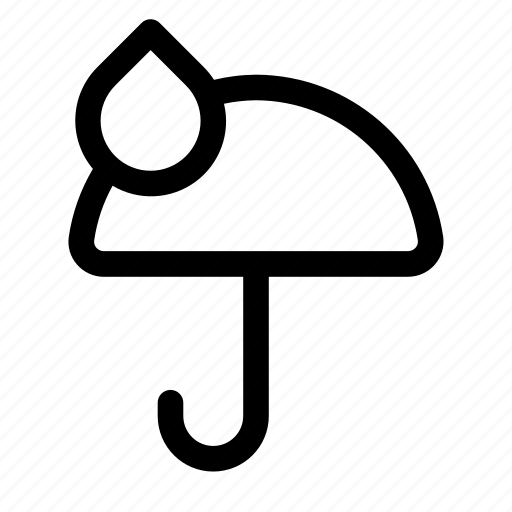 Drop, protection, rain, rainy, umbrella icon - Download on Iconfinder