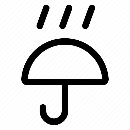 Forecast, protection, rain, rainy, umbrella icon - Download on Iconfinder