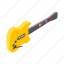 acoustic, electric, guitar, isometric, sign, style, toy 