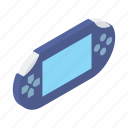console, controller, device, gadget, game, handheld, isometric