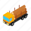 hauling, isometric, log, logging, transportation, truck, wood 