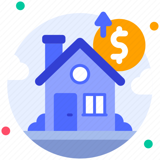 House, property, investment, increase, real estate, finance, business icon - Download on Iconfinder
