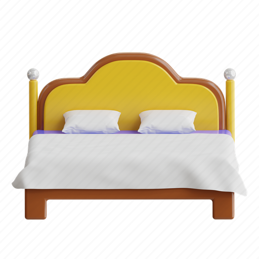 Bed, bedroom, home, blanket, bedding, pillow, comfortable icon - Download on Iconfinder