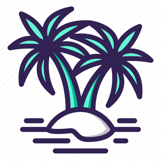 Holiday, island, palm tree icon - Download on Iconfinder