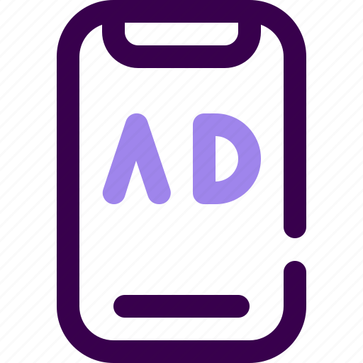 Advertising, marketing, advertisement, mobile, smartphone, digital, medium icon - Download on Iconfinder