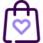 ecommerce, shopping, online, favorite, love, like, shopping bag 