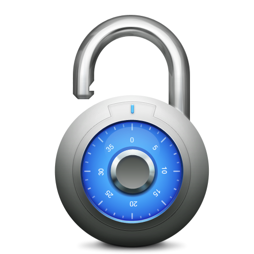 Unlock, blue unlock icon - Free download on Iconfinder