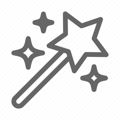 Magic, magic wand, wand, wizard icon - Download on Iconfinder
