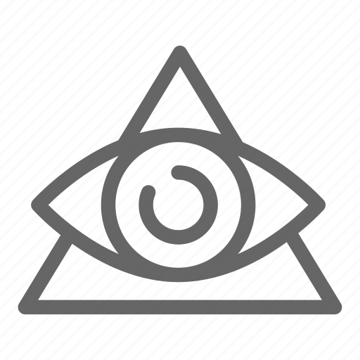 Eye, illuminati, magic, occult, pyramid, triangle icon - Download on Iconfinder