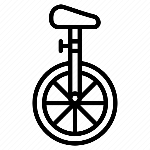 Circus, cycle, mini, one, wheel, mono, bicycle icon - Download on Iconfinder