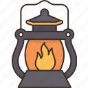 lamp, witch, lantern, fire, night