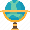 globe, earth, planet, knowledge, library