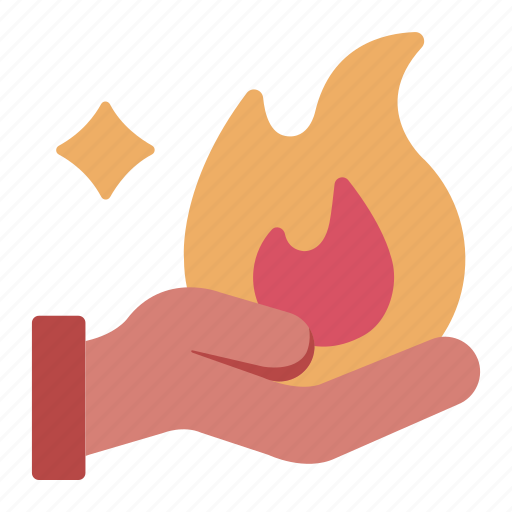 Magic, fire, flame, hand, show, magician, entertaintment icon - Download on Iconfinder