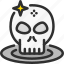 bone, head, magic, show, skeleton, skull 