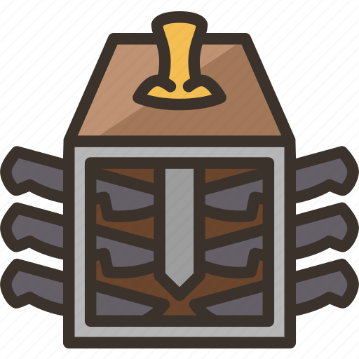 Sword, box, show, illusion, performance icon - Download on Iconfinder