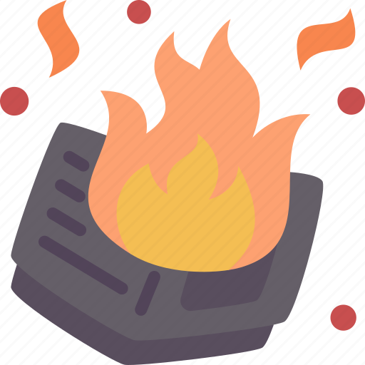Fire, wallet, burn, illusion, show icon - Download on Iconfinder