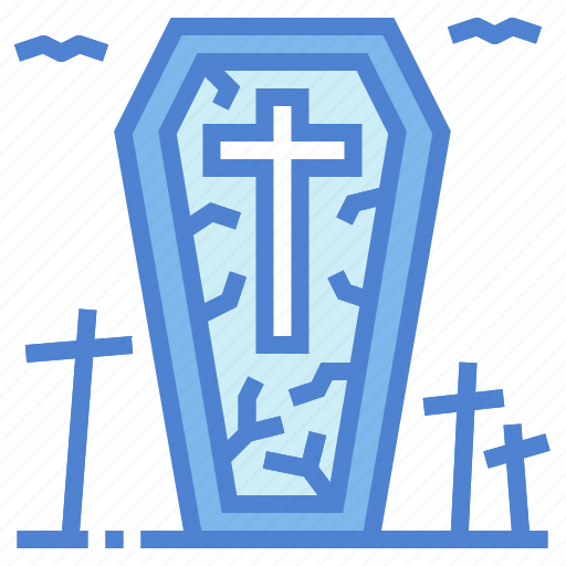 Coffin, death, ghost, halloween icon - Download on Iconfinder