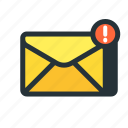 email, important, mail, newsletter, notification, spam, warning