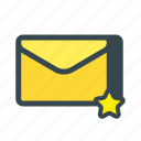 email, favorite, like, mail, newsletter, star, starred 
