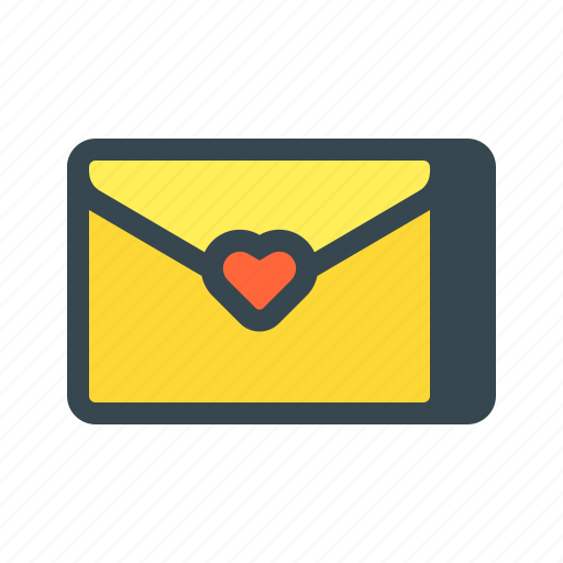 Favorite, greeting card, heart, letter, love, mail icon - Download on Iconfinder
