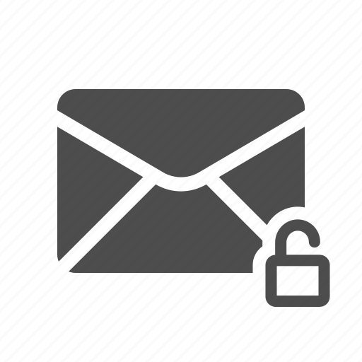 Email, mail, unencrypted, unlocked icon - Download on Iconfinder