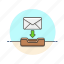 download, email, keep, archive, delivery, envelope, letter, save 