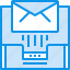 box, communication, document, inbox, letter, mail, message, send 