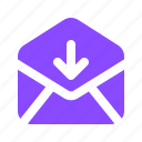 mail, inbox, upload, email, message, envelope, letter