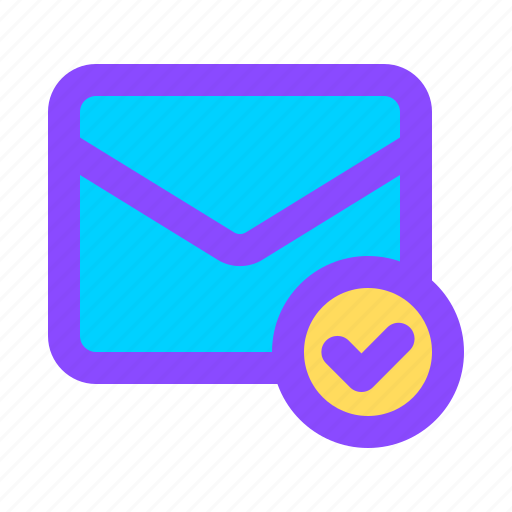 Mail, email, message, envelope, letter, inbox, check icon - Download on Iconfinder