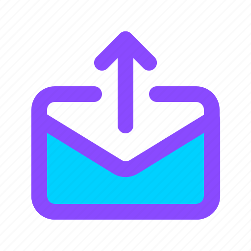 Mail, upload, email, message, envelope, letter, inbox icon - Download on Iconfinder