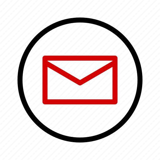 Circle, mail, message icon - Download on Iconfinder