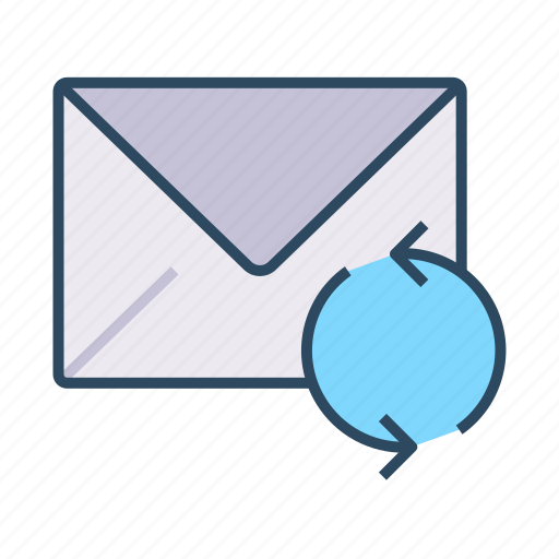 Mail, refresh mail, refresh, email, letter, envelope icon - Download on Iconfinder